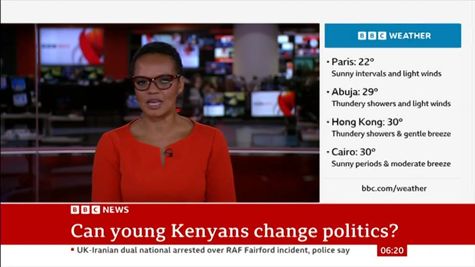 Still from BBC News at 20:00