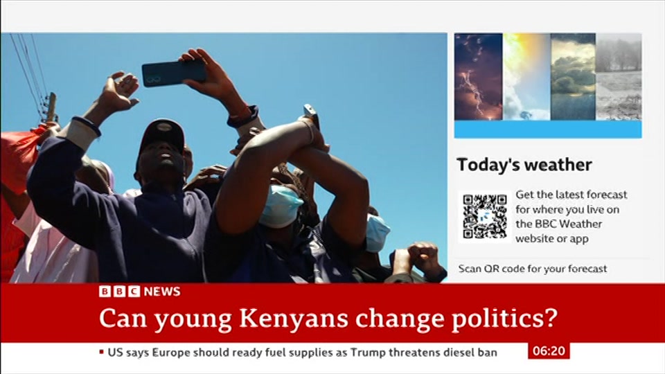 Still from BBC News at 20:30