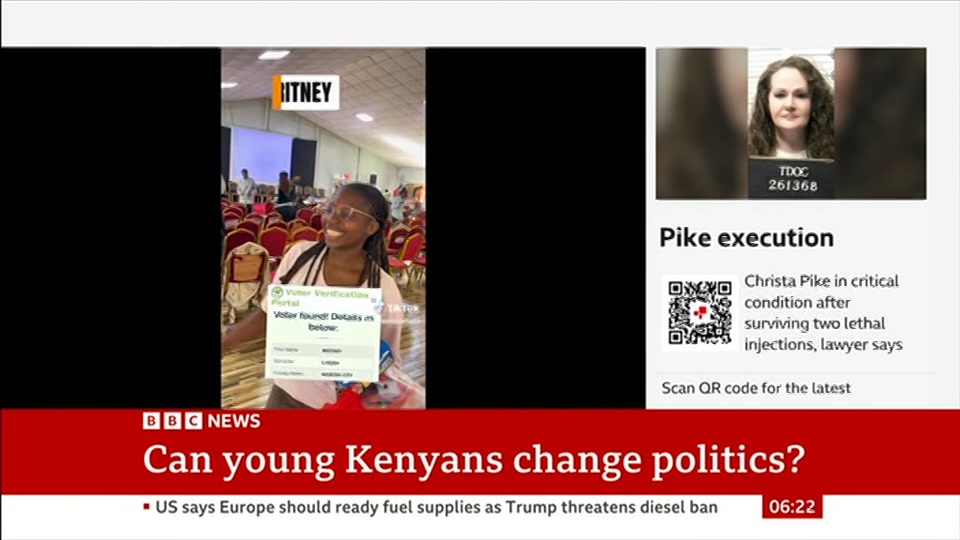 Broadcast still at 22m. BBC News, 2 October 2026.