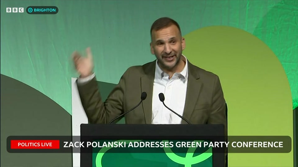 Broadcast still at 37m. BBC Two, Politics Live, 2 October 2026.
