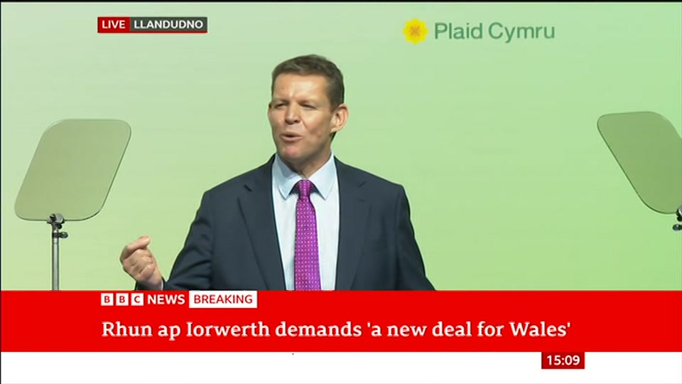 Still from BBC News at 9:00