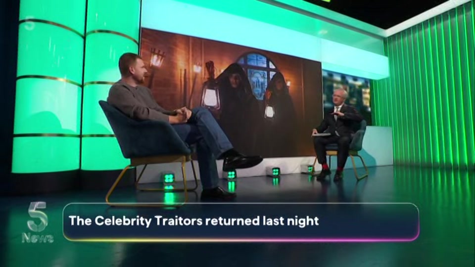 Broadcast still at 50m. Channel 5, 5 News with Dan Walker, 2 October 2026.