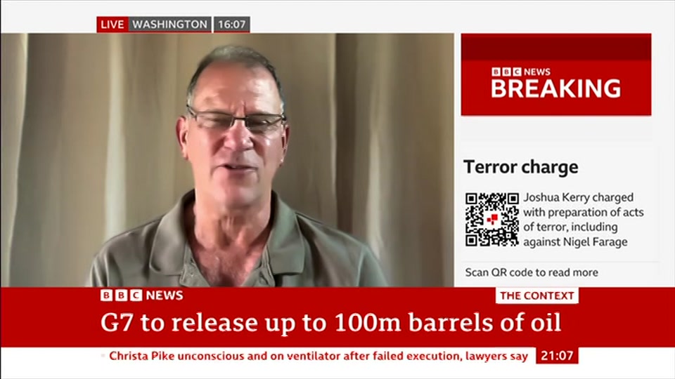 Still from BBC News at 7:30