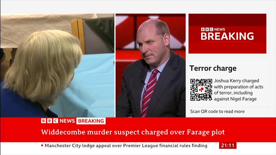 Broadcast still at 11m 30s. BBC News, The Context, 2 October 2026.