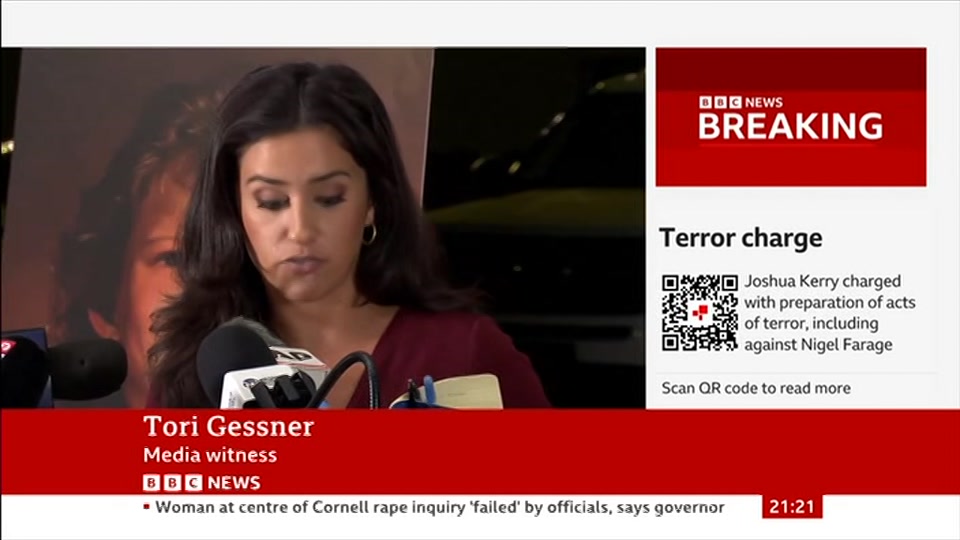 Still from BBC News at 21:30