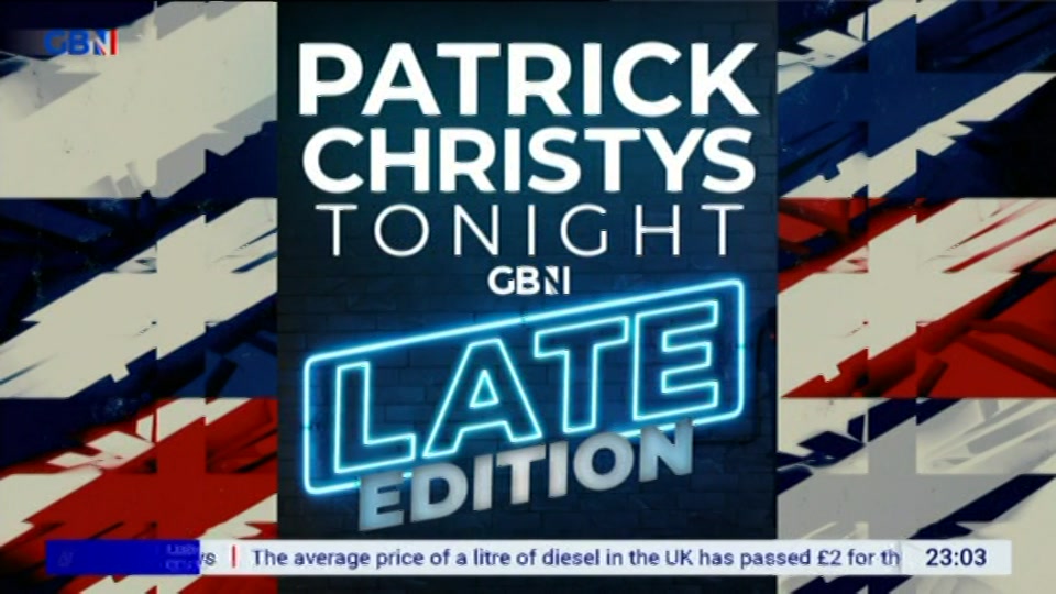 Still from GB News at 3:00