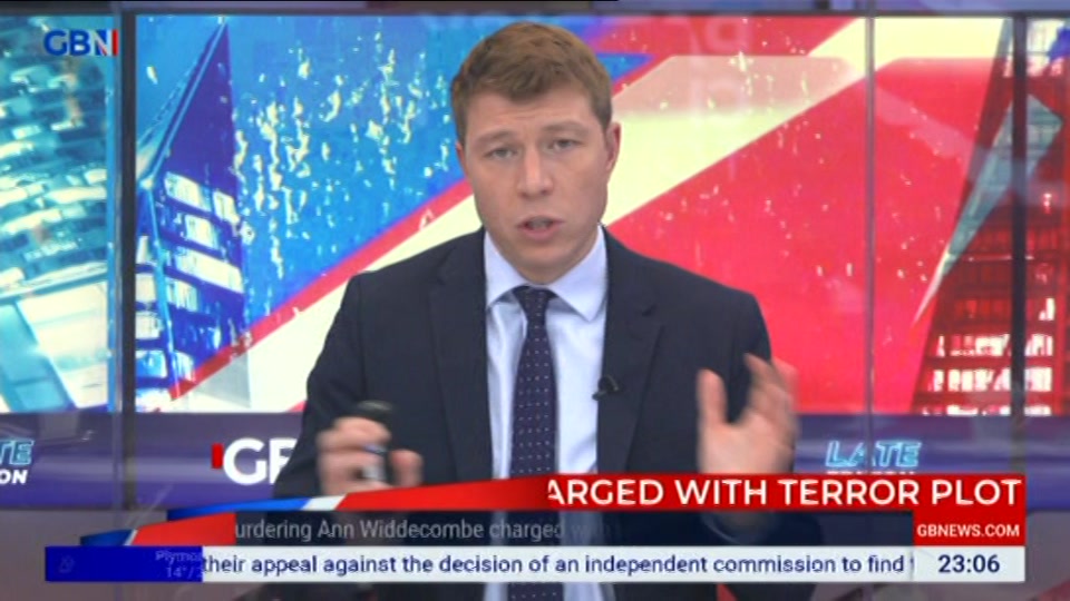 Still from GB News at 6:00