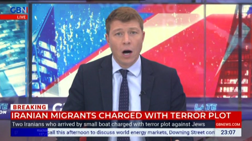 Still from GB News at 7:30