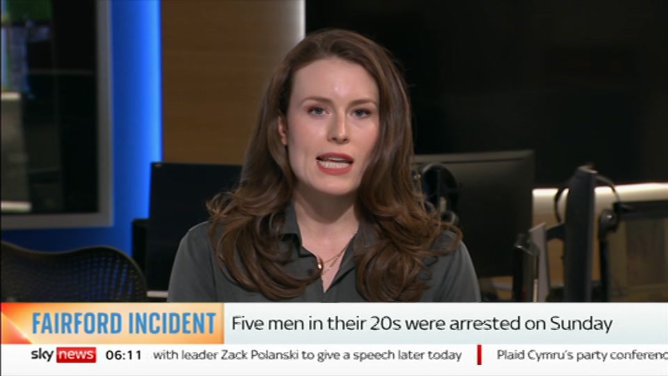 Still from Sky News at 11:00