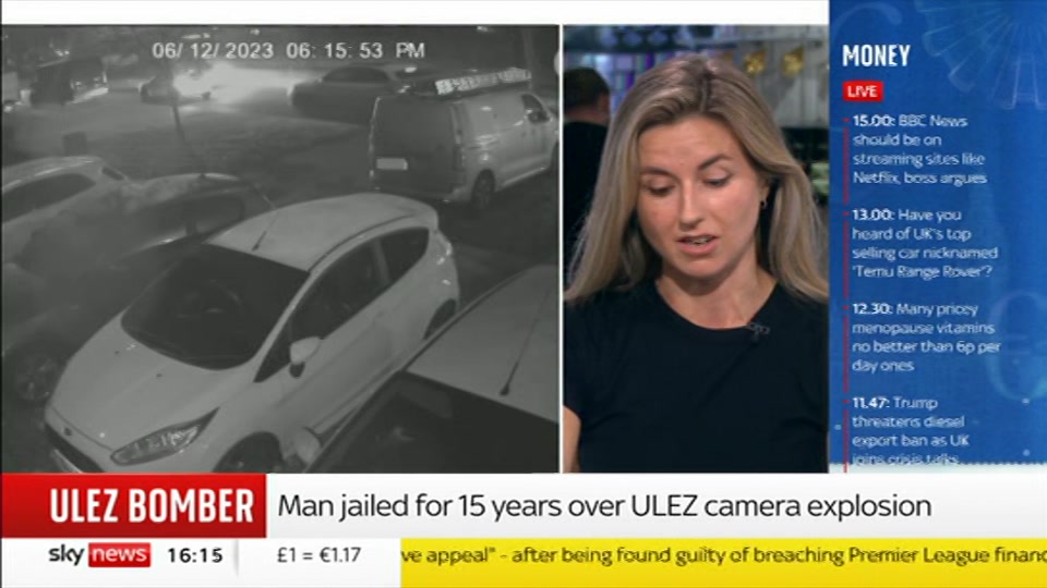 Still from Sky News at 15:00