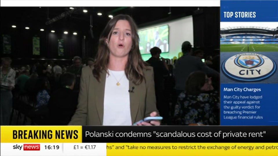Still from Sky News at 19:00
