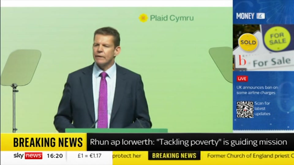 Broadcast still at 20m 30s. Sky News, Sky News Today, 2 October 2026.