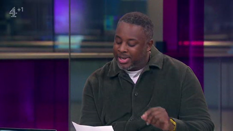 Broadcast still at 55m. Channel 4, Channel 4 News, 2 October 2026.