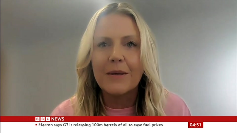 Still from BBC News at 21:00