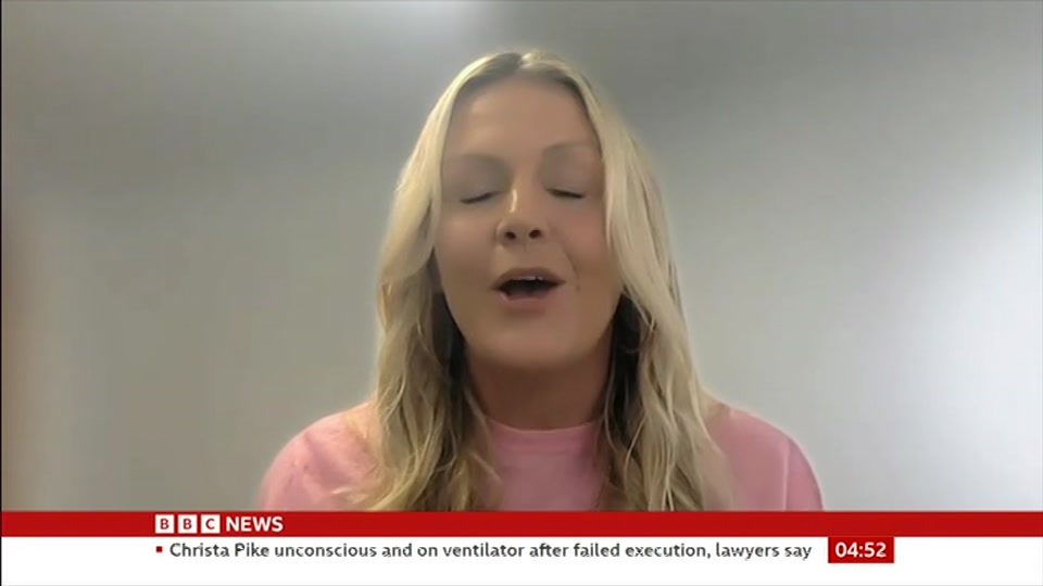 Still from BBC News at 22:00