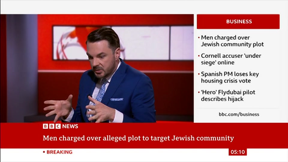 Still from BBC News at 10:30