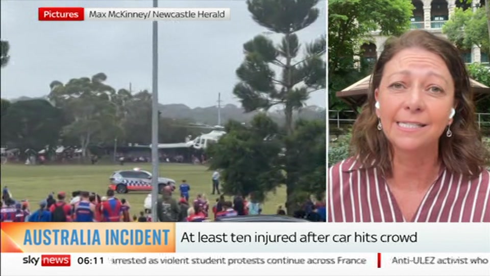 Still from Sky News at 11:00