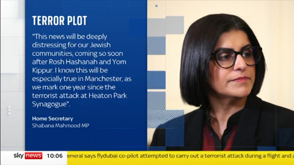 Broadcast still at 6m. Sky News, Sky News Today with Sam Washington, 3 October 2026.