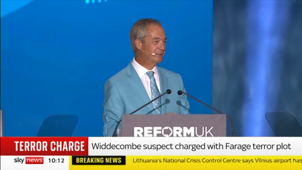 Broadcast still at 12m. Sky News, Sky News Today with Sam Washington, 3 October 2026.