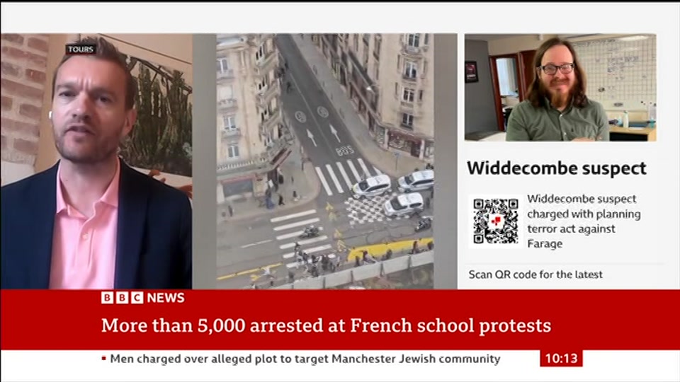 Broadcast still at 13m. BBC News, 3 October 2026.
