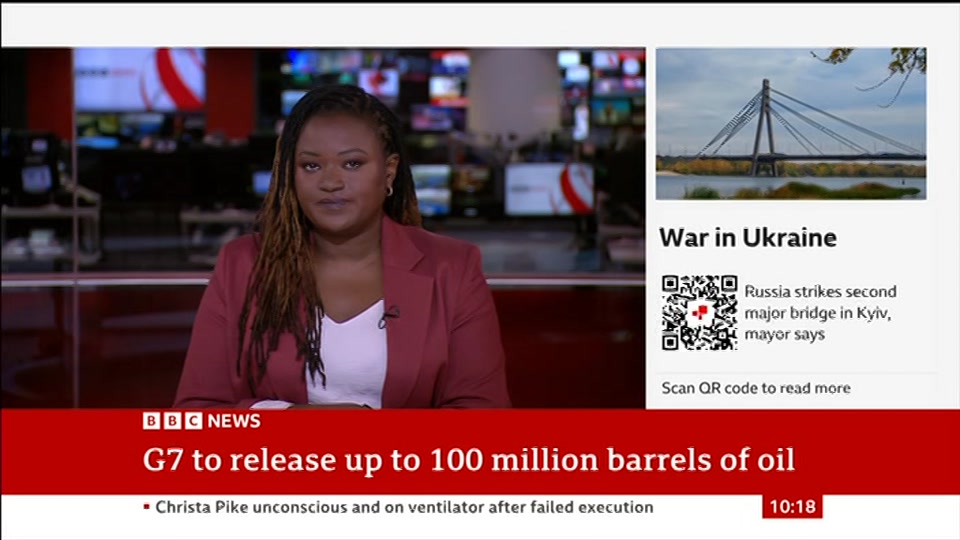 Broadcast still at 18m. BBC News, 3 October 2026.