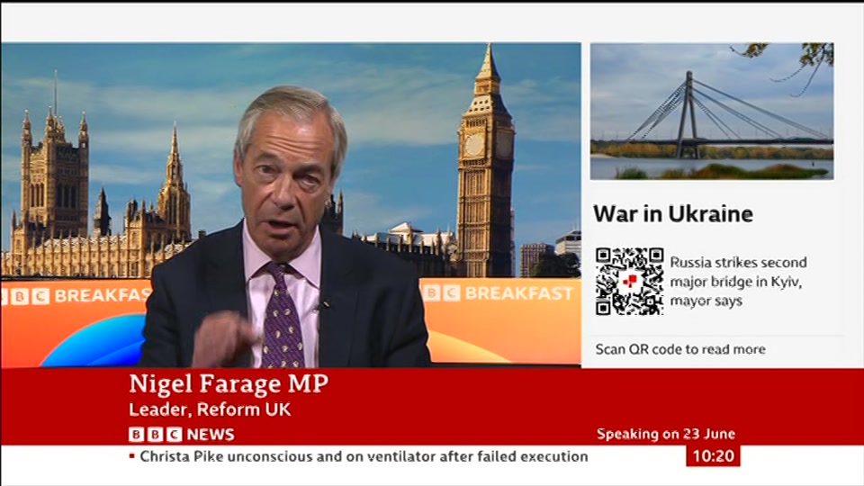 Broadcast still at 20m. BBC News, 3 October 2026.