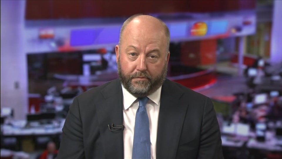 Broadcast still at 5m 30s. BBC One, BBC News, 3 October 2026.