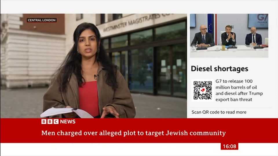 Still from BBC News at 8:00