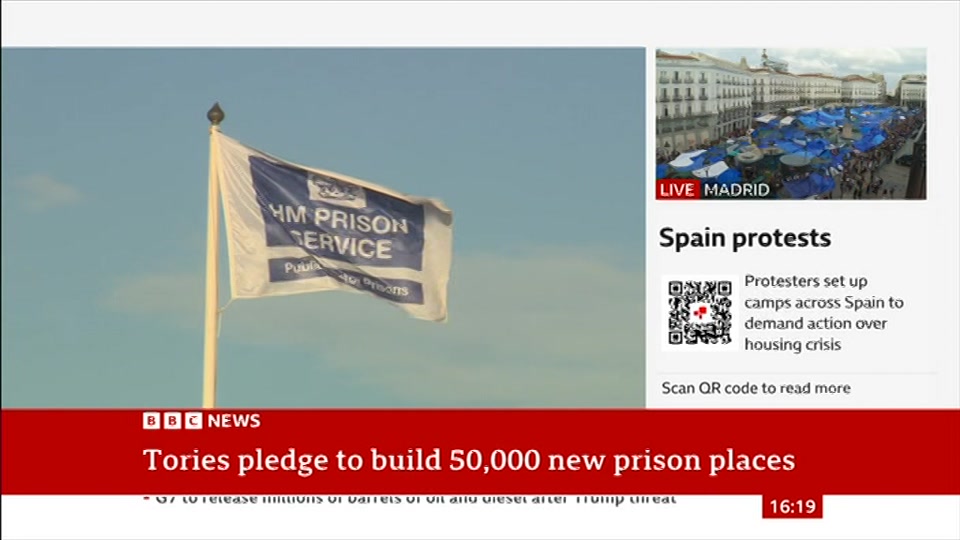 Broadcast still at 19m 30s. BBC News, 3 October 2026.
