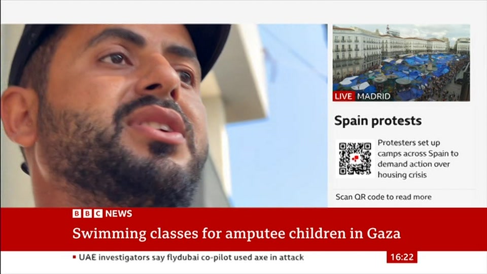 Broadcast still at 22m. BBC News, 3 October 2026.