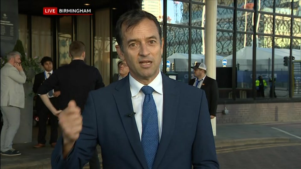 Broadcast still at 6m 30s. BBC One, BBC News, 3 October 2026.