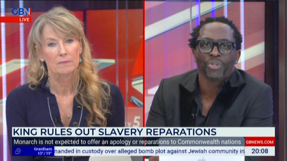 Still from GB News at 8:00