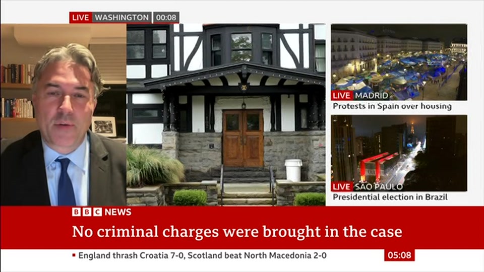 Broadcast still at 8m. BBC News, 4 October 2026.