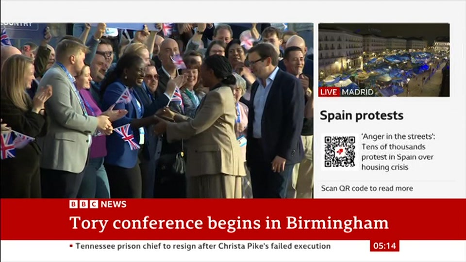 Still from BBC News at 14:00