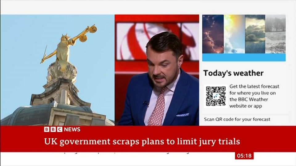 Broadcast still at 18m. BBC News, 4 October 2026.