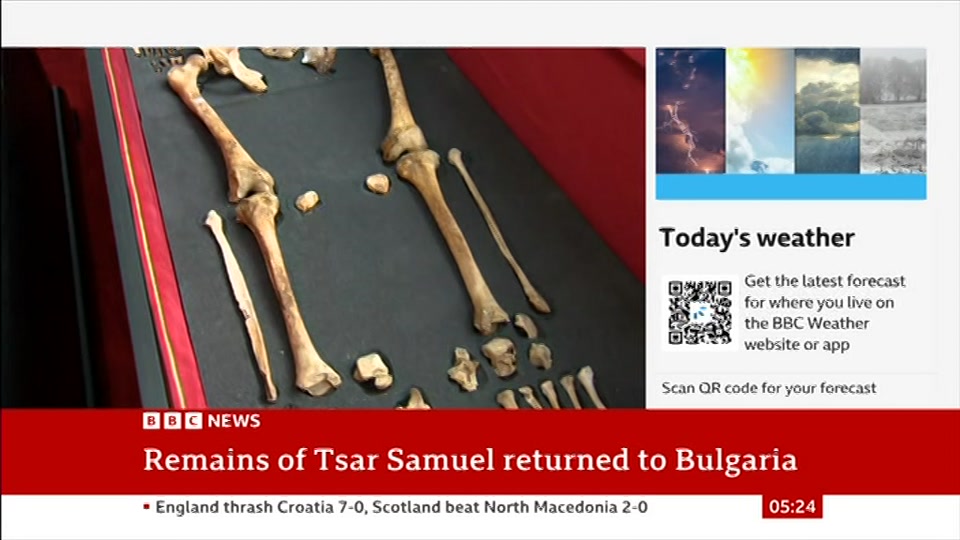 Broadcast still at 24m 30s. BBC News, 4 October 2026.