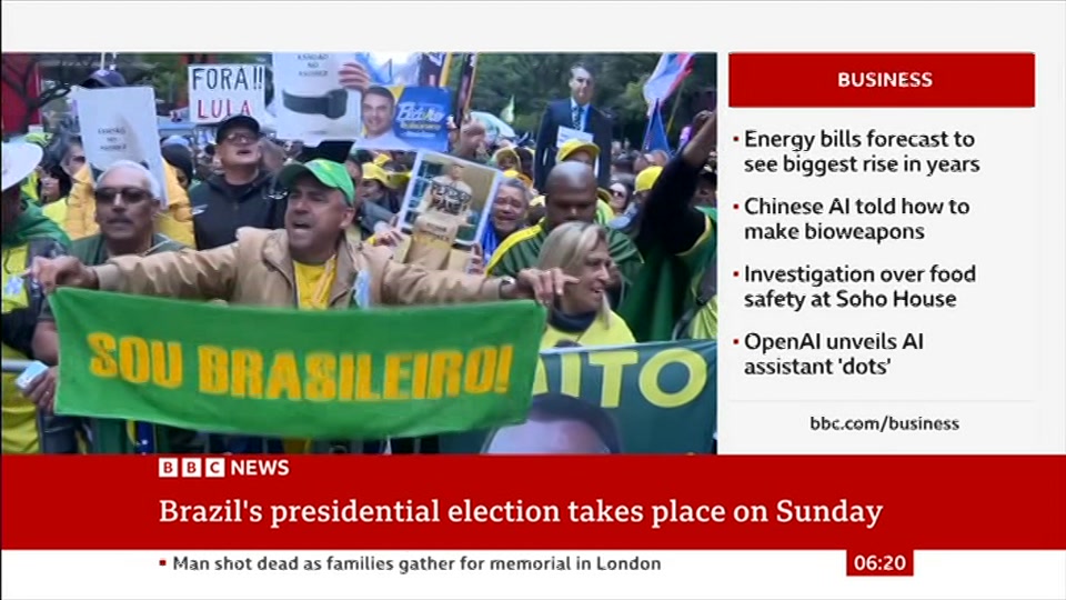 Still from BBC News at 20:00