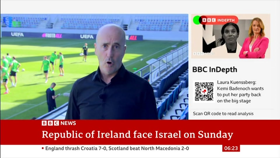 Still from BBC News at 23:00