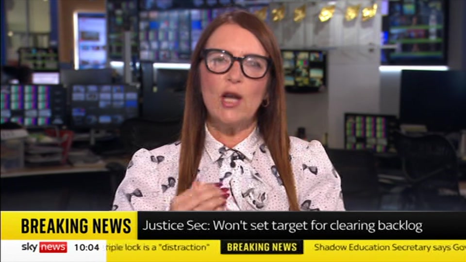 Broadcast still at 4m. Sky News, Sky News Today With Matt Barbet, 4 October 2026.