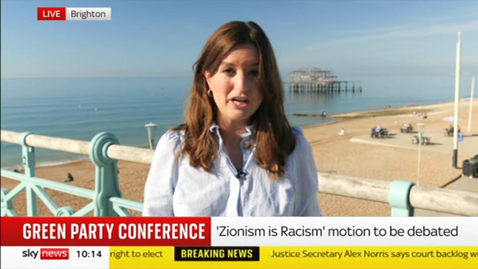 Still from Sky News at 14:30