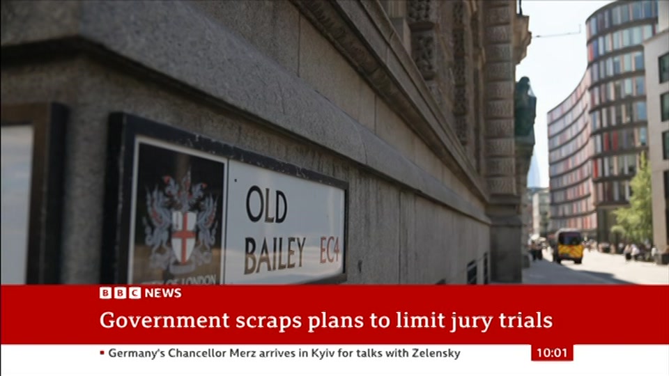 Still from BBC News at 1:00
