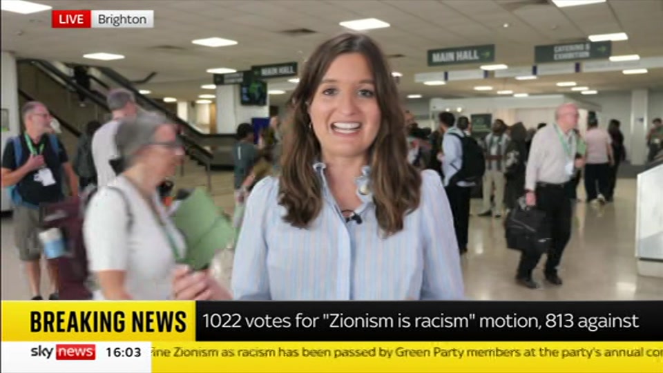 Still from Sky News at 3:00