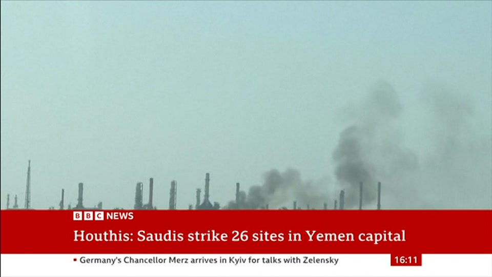 Still from BBC News at 11:00