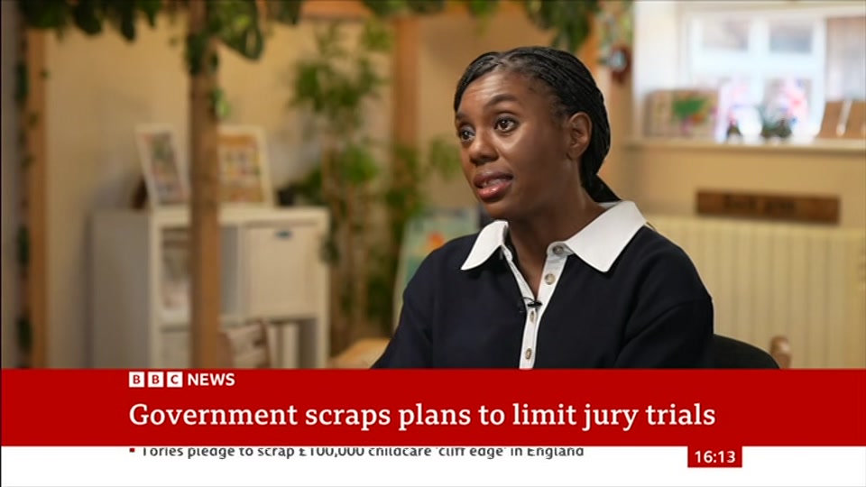 Broadcast still at 13m 30s. BBC News, 4 October 2026.