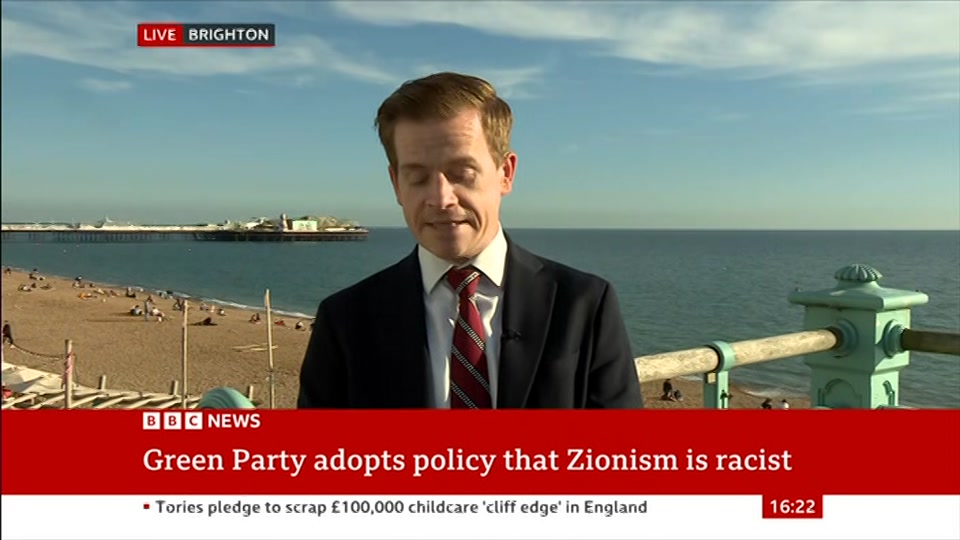 Broadcast still at 22m 30s. BBC News, 4 October 2026.