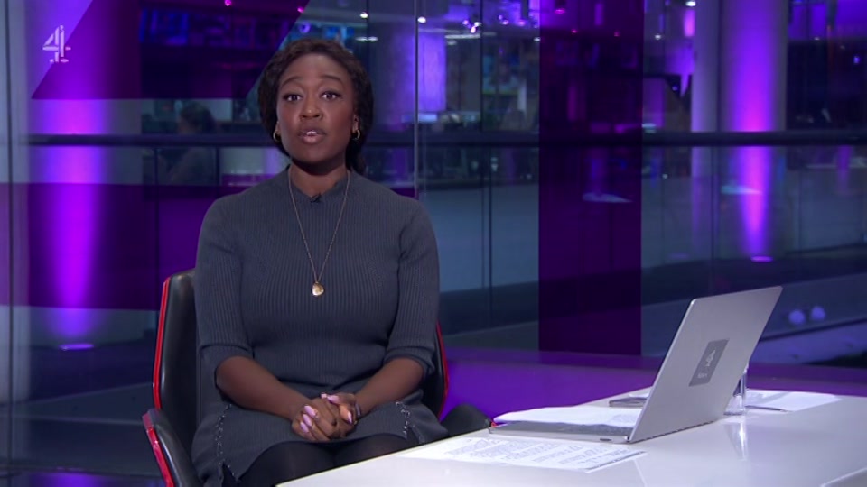 Broadcast still at 5m 30s. Channel 4, Channel 4 News, 4 October 2026.