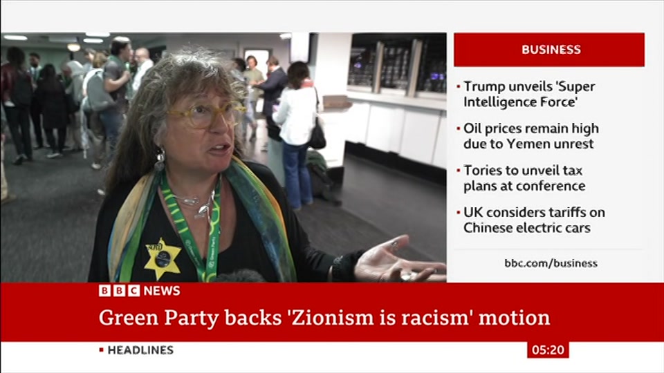 Still from BBC News at 20:30