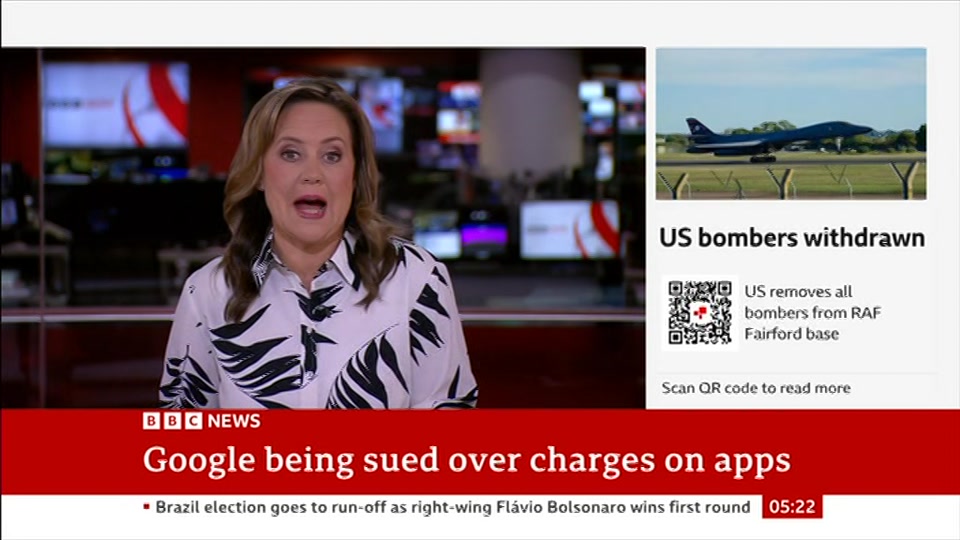 Still from BBC News at 22:30