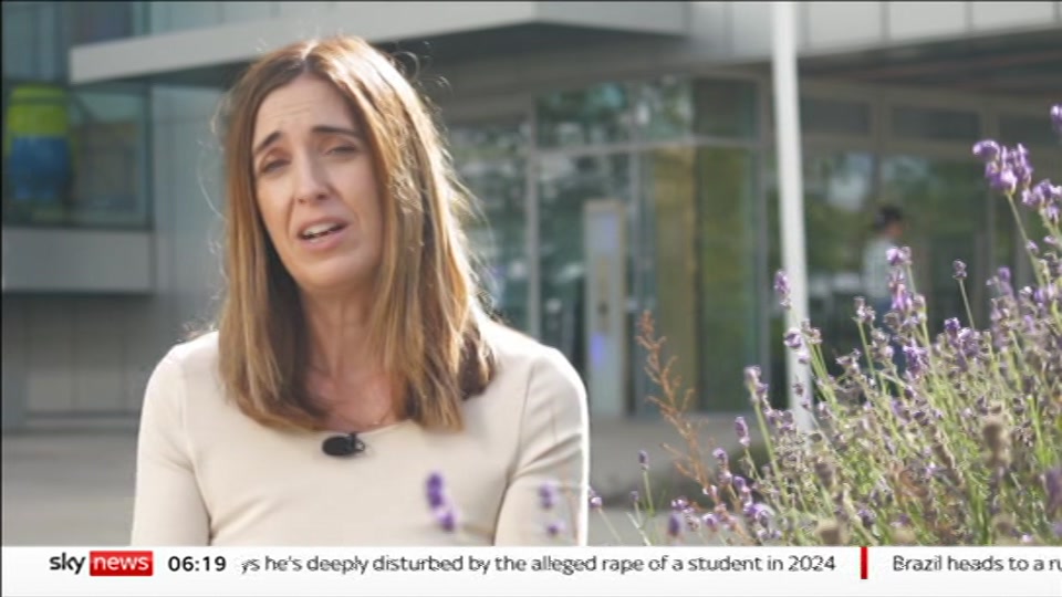 Broadcast still at 19m. Sky News, Mornings, 5 October 2026.