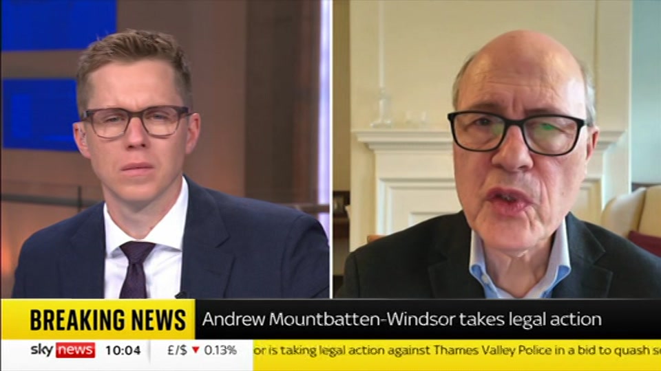 Broadcast still at 4m. Sky News, Sky News Today with Gareth Barlow, 5 October 2026.